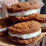 chewy brown sugar oatmeal cream pies - featured image