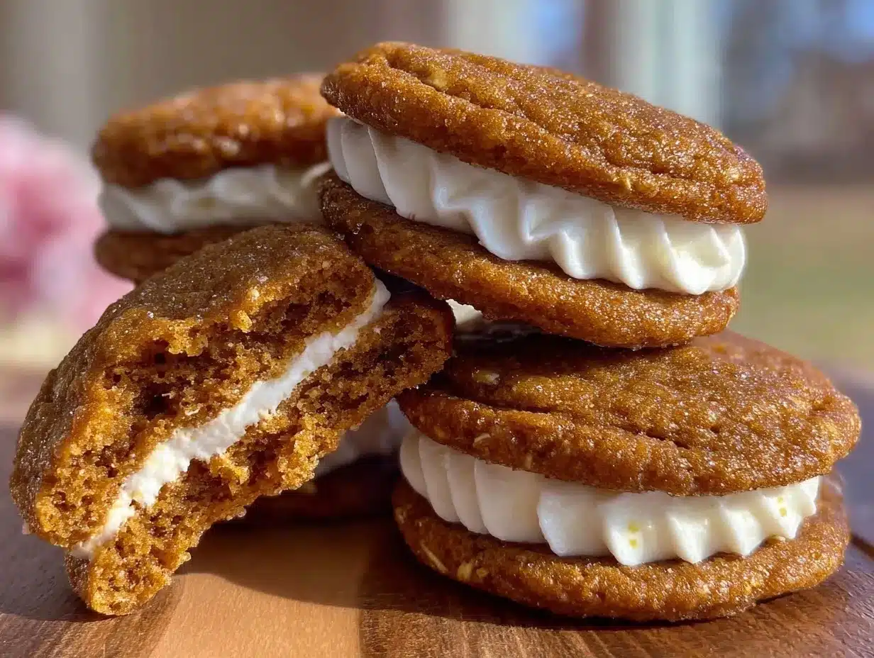 Chewy Brown Sugar Oatmeal Cream Pies: 1 Easy Treat 4 chewy brown sugar oatmeal cream pies preparation steps
