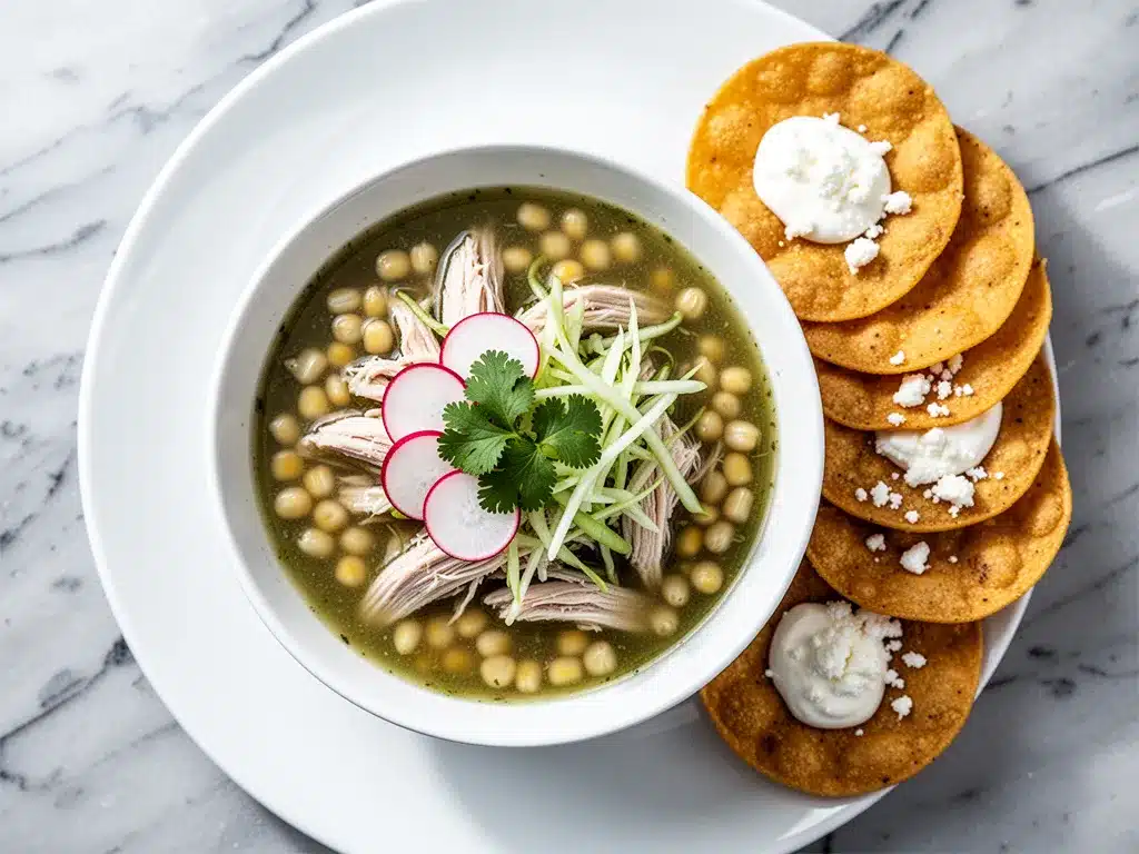Chicken Pozole Verde: 5 Best Crispy Tostadas (Better Than Takeout!) 4 Chicken Pozole Verde preparation steps