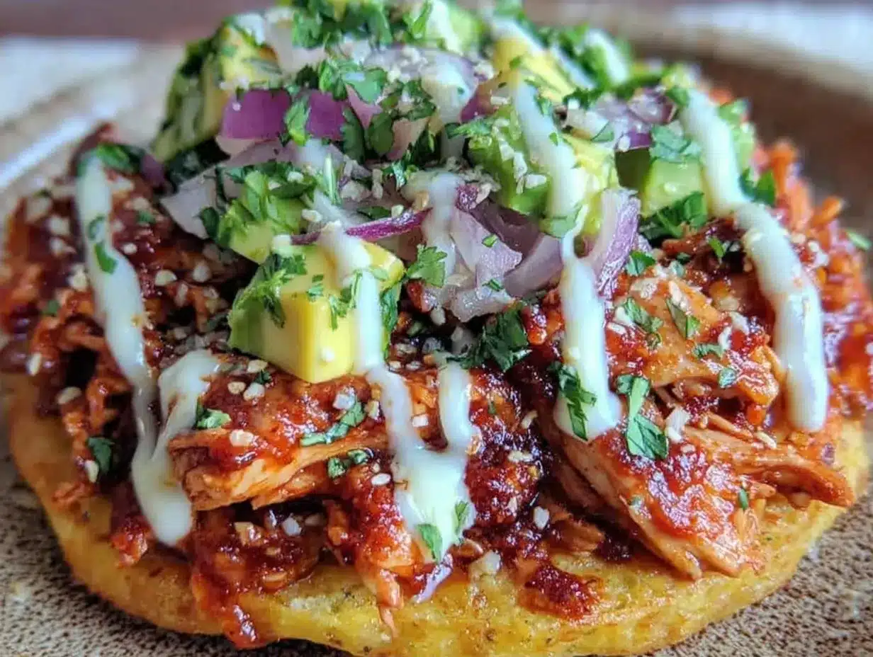 Chicken Tinga Tostadas: Easy 1-Pan Mexican Independence Day Recipe 4 Chicken Tinga Tostadas preparation steps