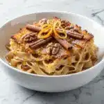 Cinnamon Honey Noodle Kugel - featured image