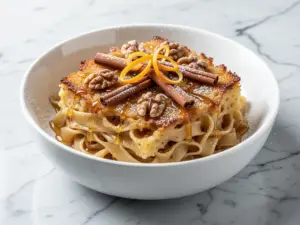Cinnamon Honey Noodle Kugel - featured image