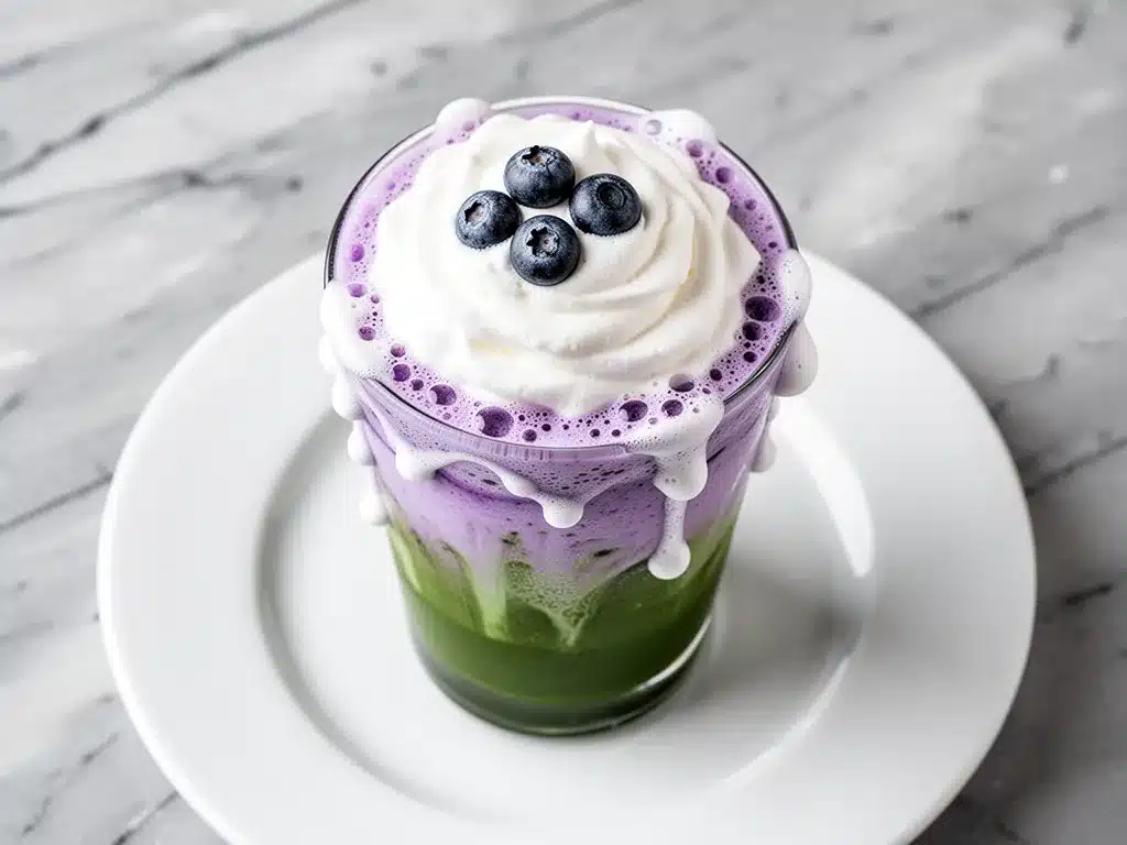 Creamy Blueberry Matcha Latte: Easy 5-Minute Weeknight Drink 4 creamy blueberry matcha latte preparation steps