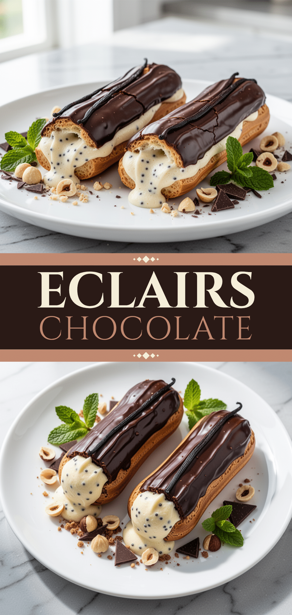Creamy Chocolate Eclairs: Best Homemade Eclair Recipe 5 creamy chocolate eclairs recipe