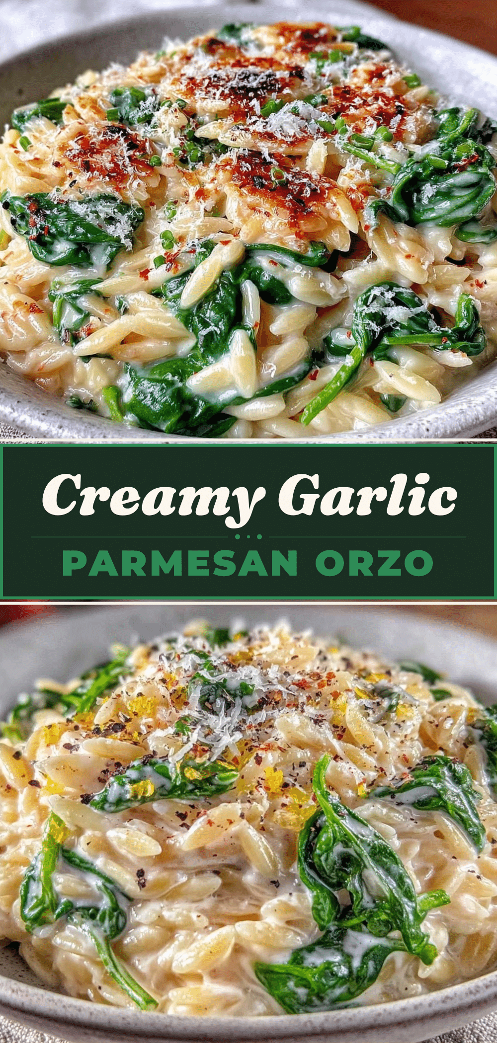 Creamy Garlic Parmesan Orzo: Easy One-Pot Dinner 5 creamy garlic parmesan orzo recipe