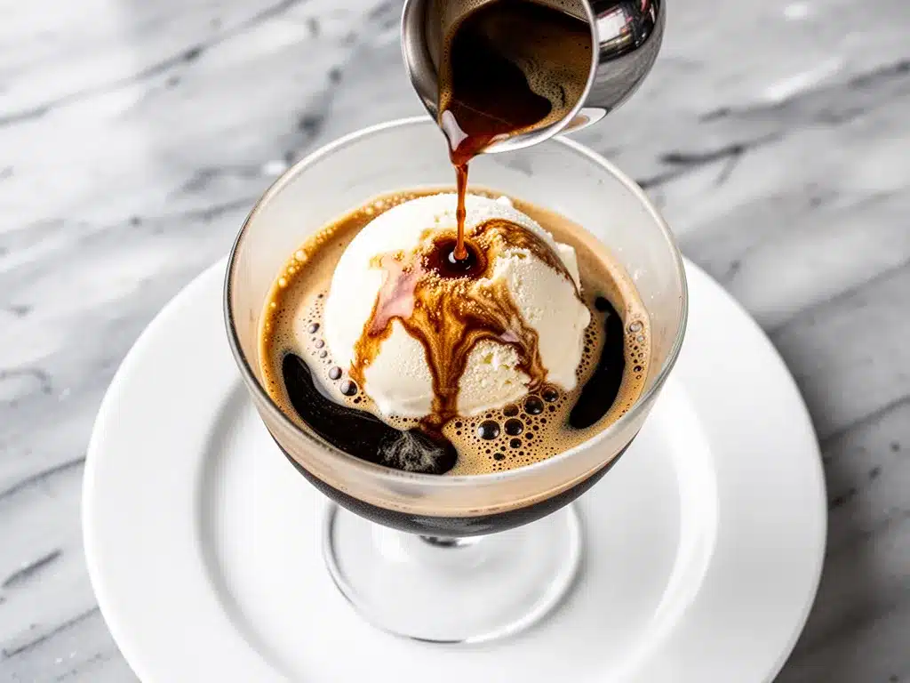 Creamy Italian Affogato: Easy Homemade Dessert 4 creamy Italian affogato preparation steps