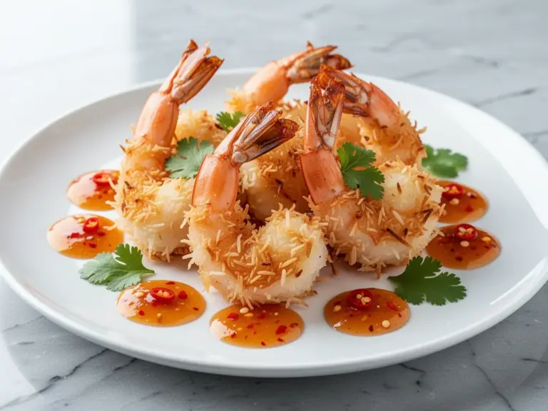 Home 3 crispy air fryer coconut shrimp - featured image