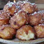 crispy cinnamon sugar air fryer doughnut bites - featured image