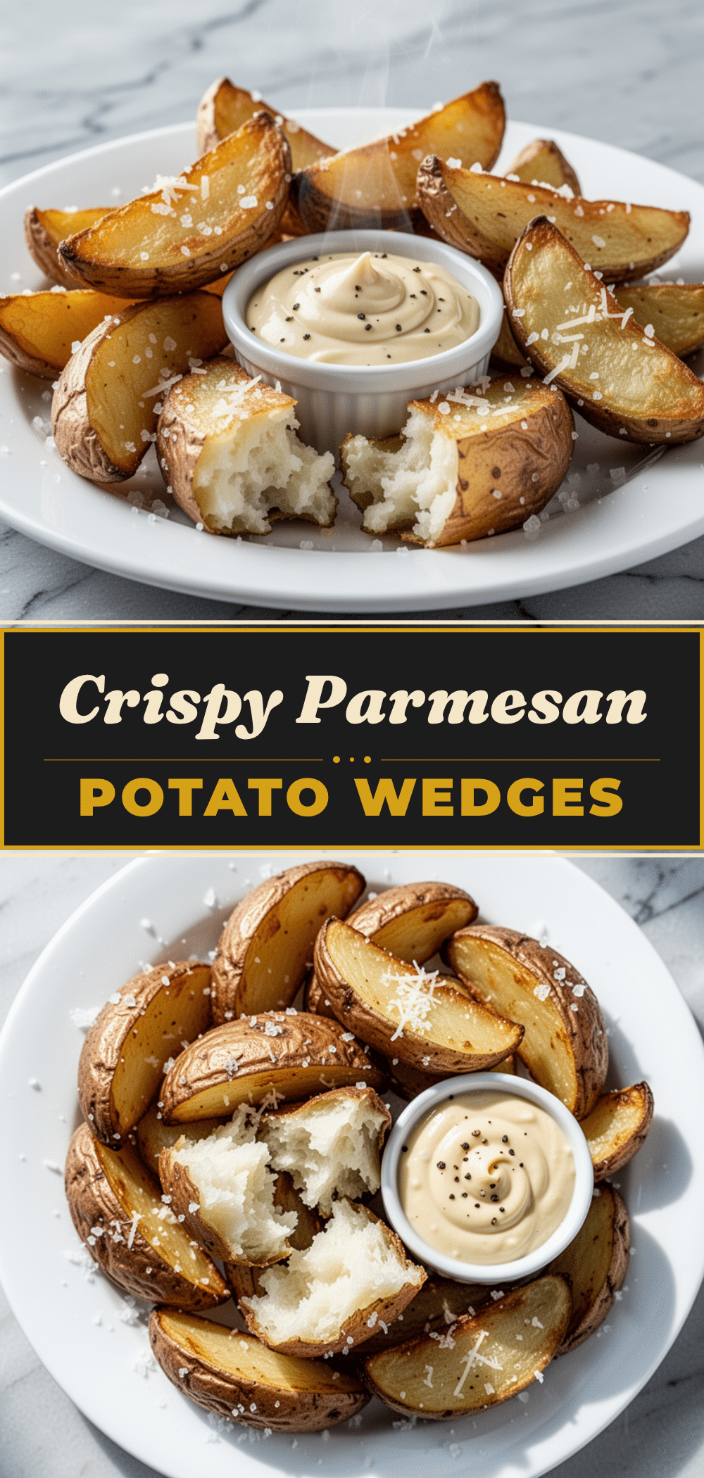 Crispy Parmesan Potato Wedges: Easy Weeknight Side Dish 5 Crispy Parmesan Potato Wedges recipe