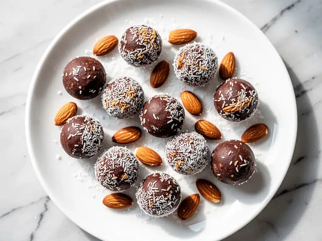 Dairy-Free Chocolate Coconut Truffles: Easy 3-Ingredient Recipe 4 dairy-free chocolate coconut truffles preparation steps