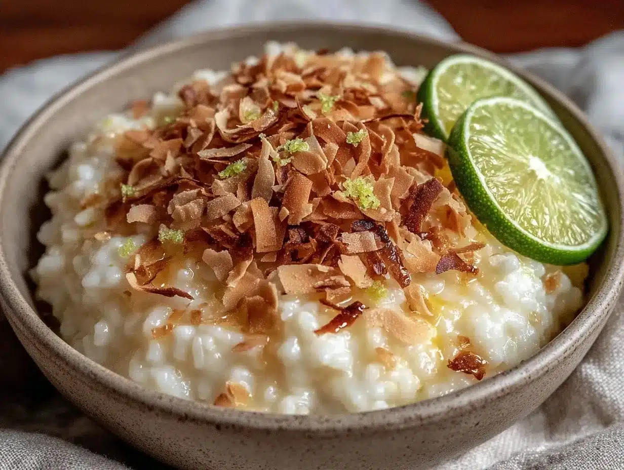 Dairy-Free Coconut Lime Rice Pudding: 15min Easy Dessert 4 dairy-free coconut lime rice pudding preparation steps