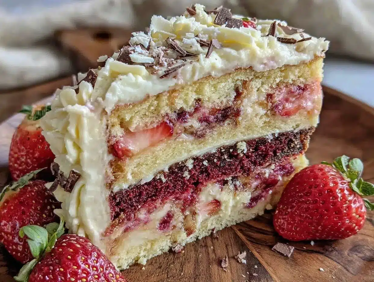 Neapolitan Layer Cake: Easy Dairy-Free Swaps 4 dairy-free neapolitan layer cake preparation steps