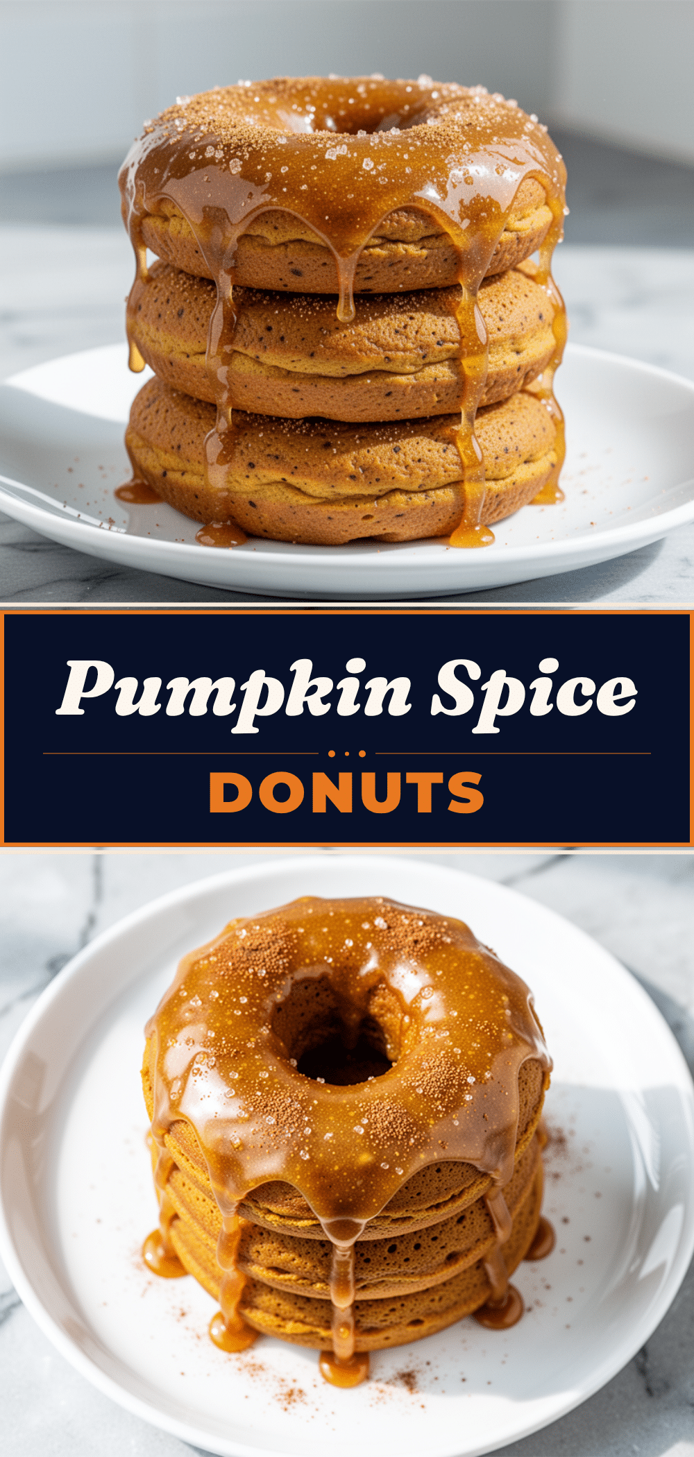 Fall Baked Pumpkin Spice Donuts: 5-Ingredient Maple Glaze 5 fall baked pumpkin spice donuts recipe