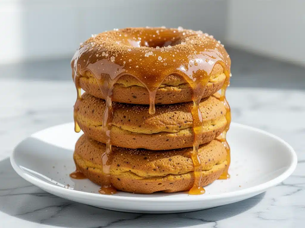 fall baked pumpkin spice donuts - featured image