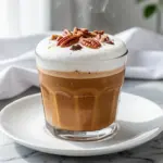 fall brown butter pecan latte - featured image