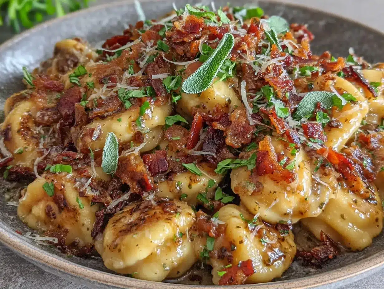 Fall Brown Butter Sage Gnocchi: Best Grill Recipe 4 fall brown butter sage gnocchi preparation steps