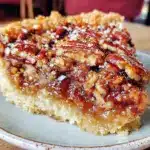fall brown sugar bourbon pecan pie bars - featured image