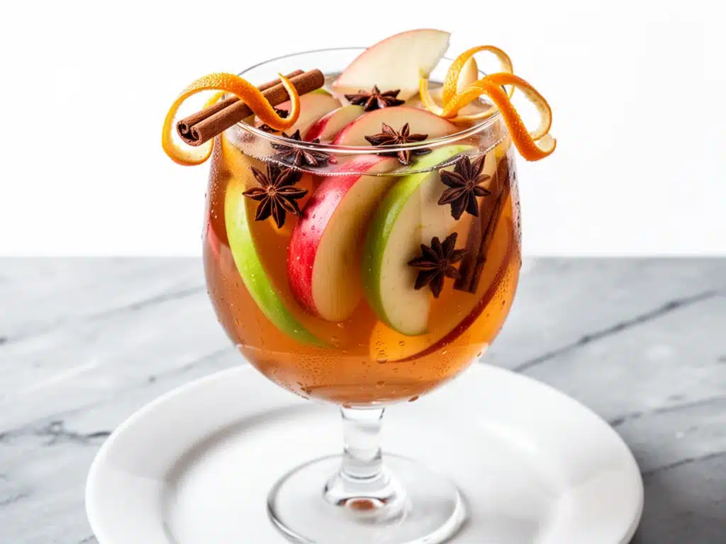 Fall Caramel Apple Cider Sangria - featured image