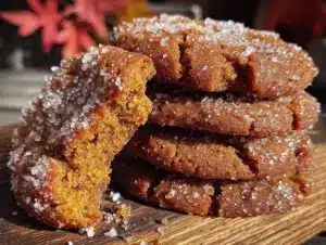 fall molasses ginger cookies - featured image