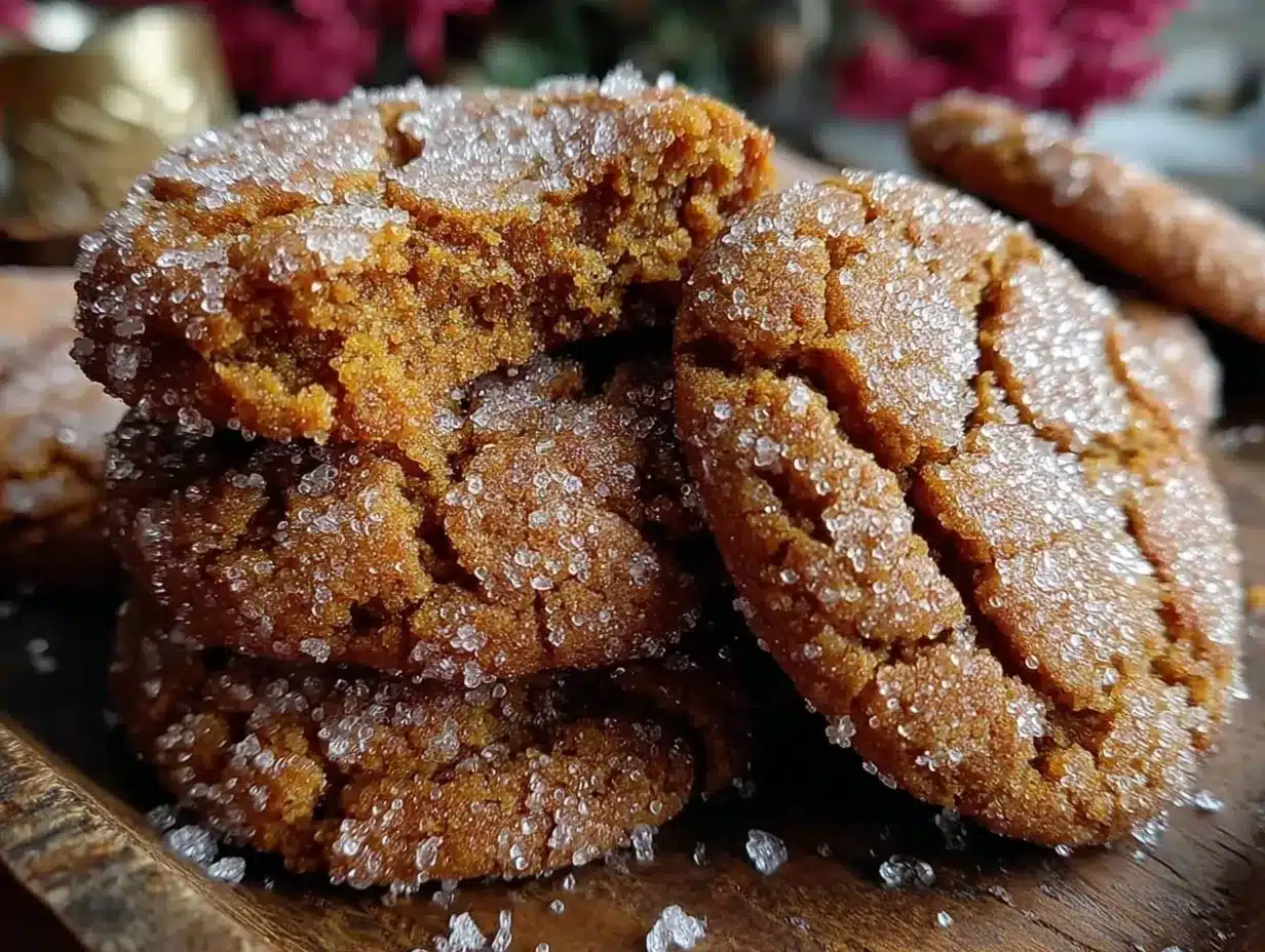 Fall Molasses Ginger Cookies: 5-Ingredient Crispy Treat 4 fall molasses ginger cookies preparation steps