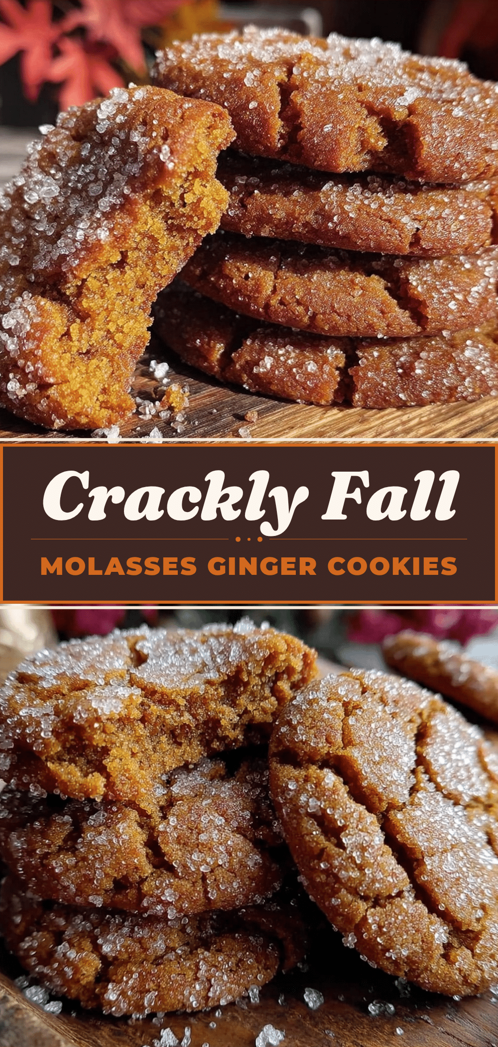 Fall Molasses Ginger Cookies: 5-Ingredient Crispy Treat 5 fall molasses ginger cookies recipe