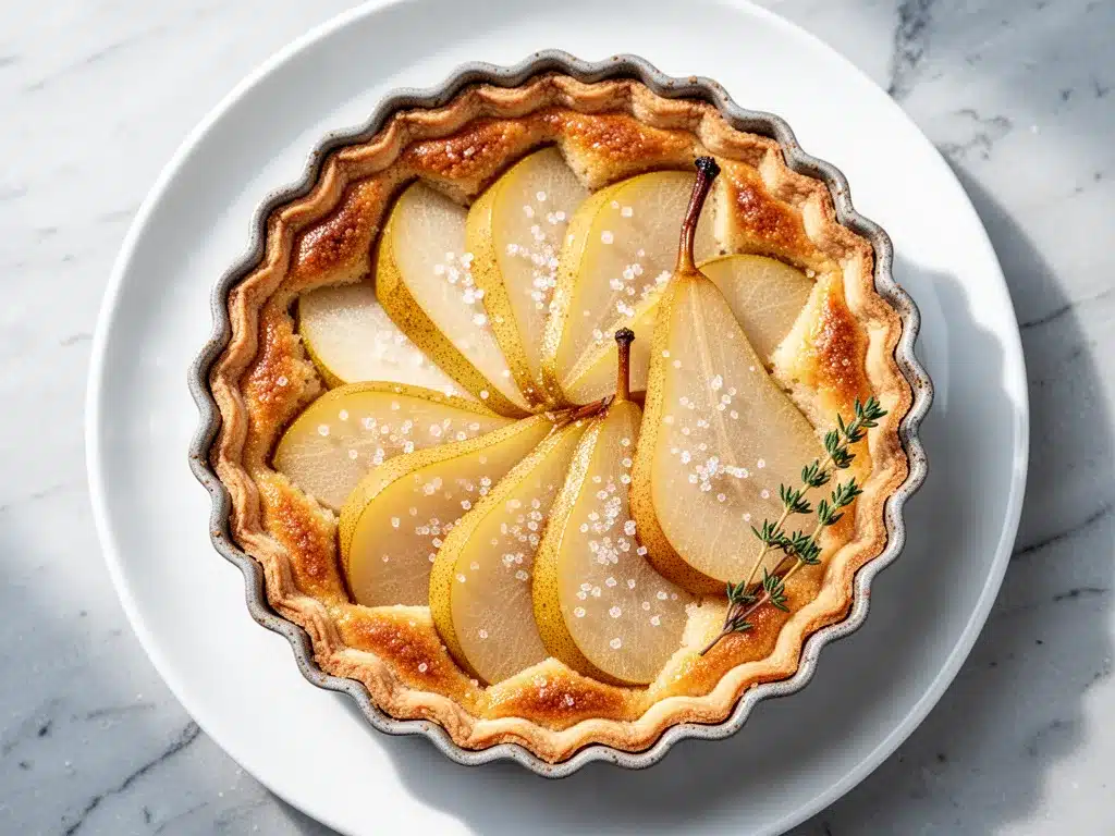 Fall Pear and Almond Frangipane Tart: Best Easy Recipe 4 Fall Pear and Almond Frangipane Tart preparation steps