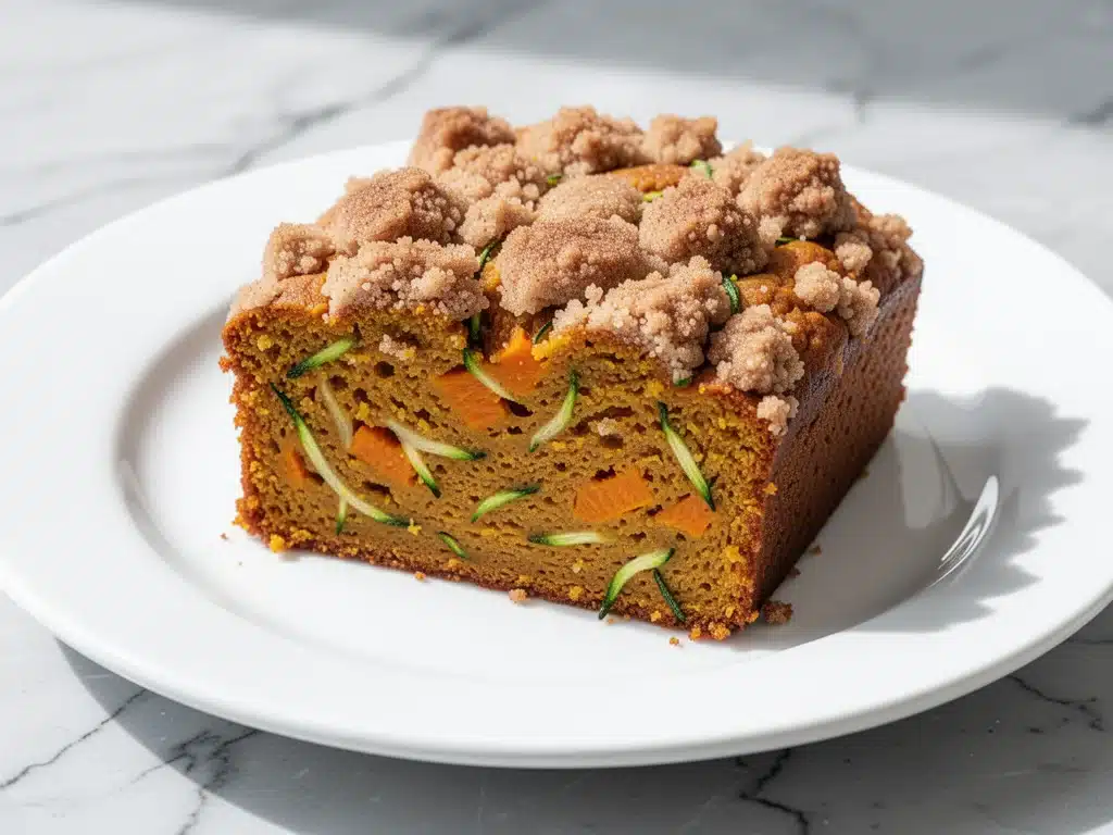 fall pumpkin zucchini bread - featured image