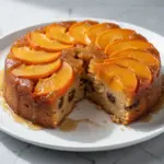 Fall Spiced Persimmon Upside Down Cake - featured image