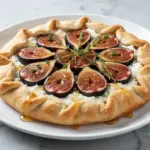 fig and honey ricotta galette - featured image