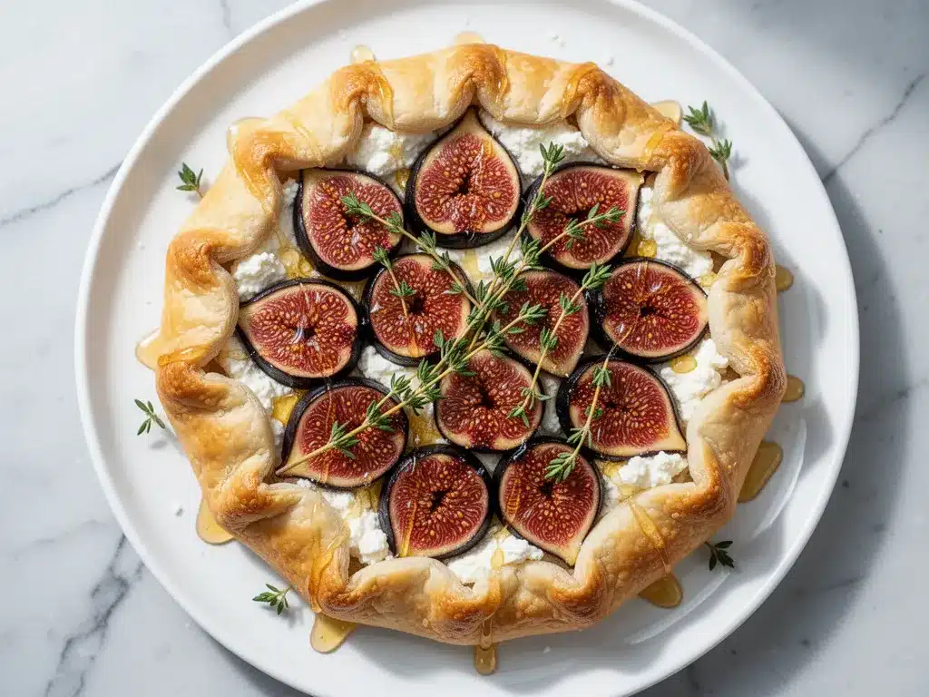 Fig and Honey Ricotta Galette: Easy Homemade Fall Dessert 4 fig and honey ricotta galette preparation steps