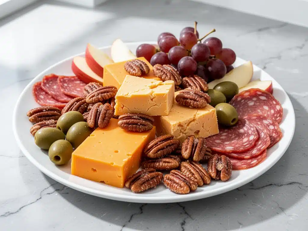 football tailgate charcuterie board - featured image