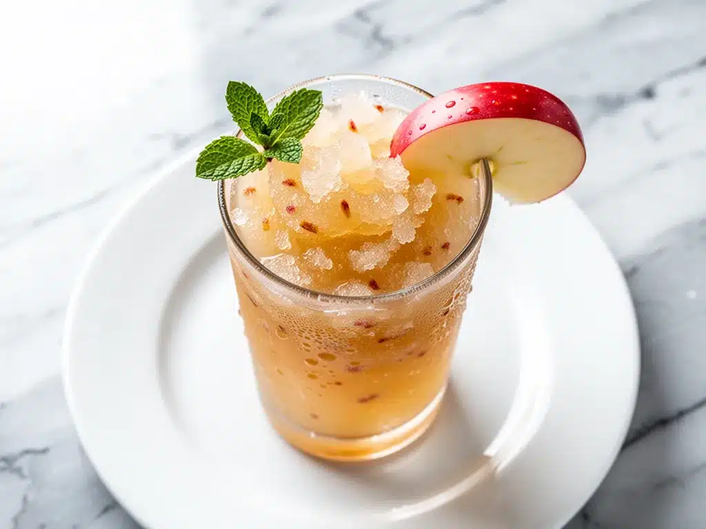 Frozen Apple Cider Slushie: Easy 3-Ingredient Autumn Drink 4 frozen apple cider slushie preparation steps