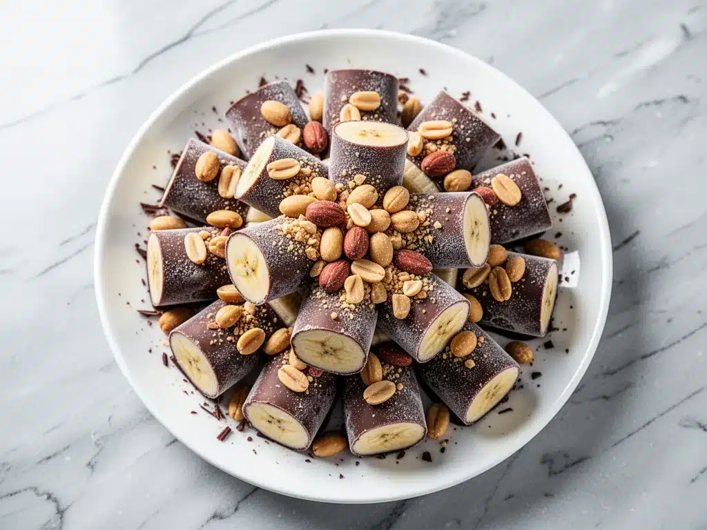 Frozen Chocolate Banana Bites: 5-Min Hot Day Treat 4 frozen chocolate banana bites preparation steps