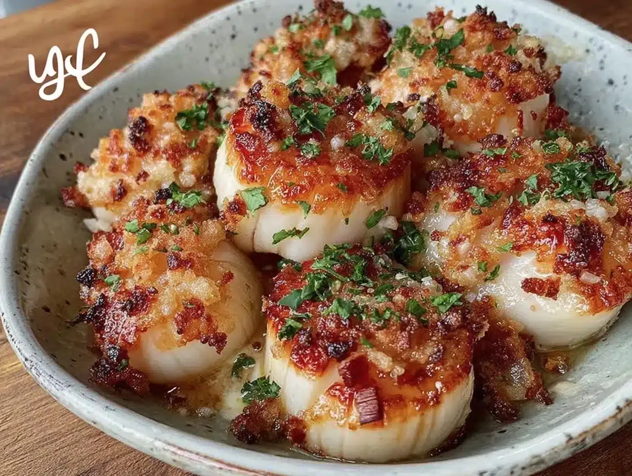 Make While Scallops Are Fresh: Easy Garlic Butter Baked 4 garlic butter baked scallops preparation steps