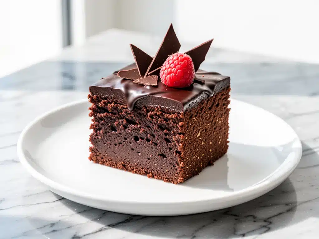 gluten-free fudgy flourless chocolate torte - featured image