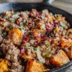 Ground Turkey Sweet Potato Skillet - featured image