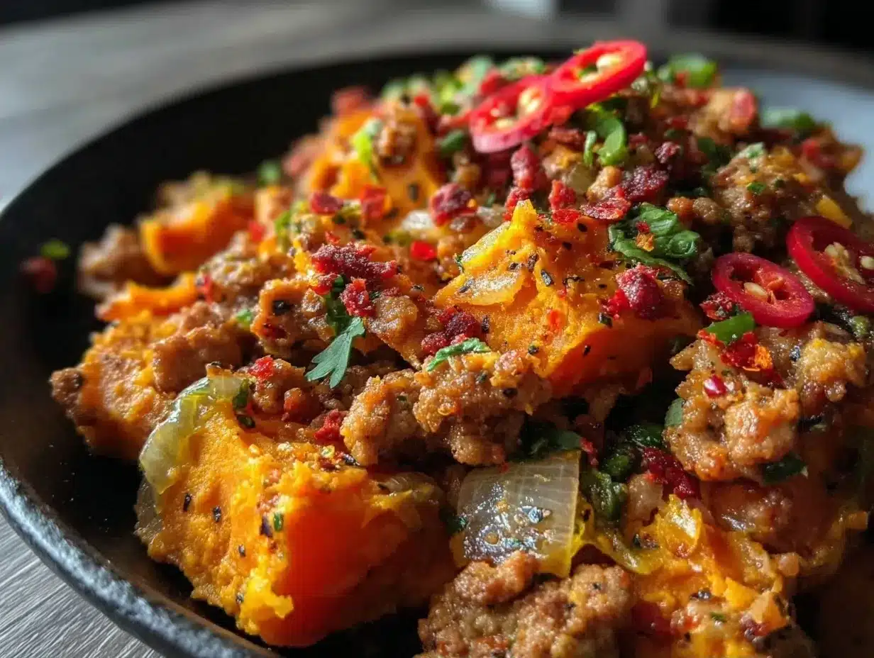Ground Turkey Sweet Potato Skillet: 5-Step Harvest Dinner 4 Ground Turkey Sweet Potato Skillet preparation steps