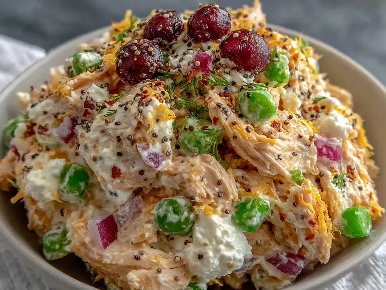 High-Protein Cottage Cheese Chicken Salad: 15-Min Gluten-Free Meal 4 High-Protein Cottage Cheese Chicken Salad preparation steps