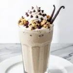 high-protein vanilla cookie dough shake - featured image