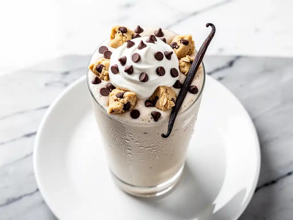 High-Protein Vanilla Cookie Dough Shake: Easy 5-Minute Post-Workout Fuel 4 high-protein vanilla cookie dough shake preparation steps