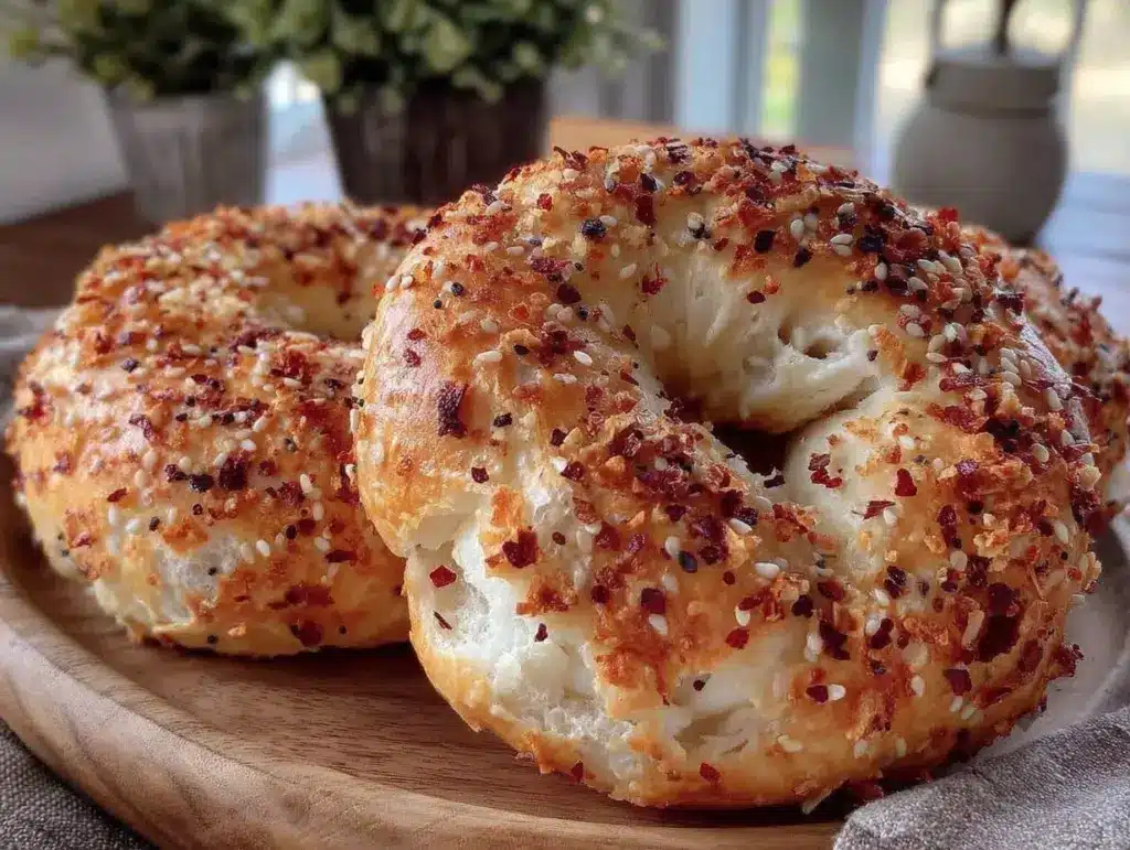 homemade everything bagels - featured image