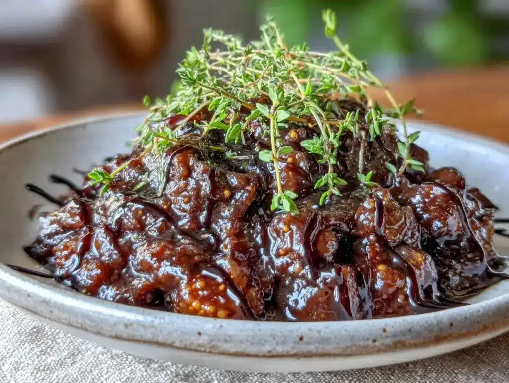 homemade fig jam - featured image