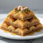 honey pistachio baklava - featured image