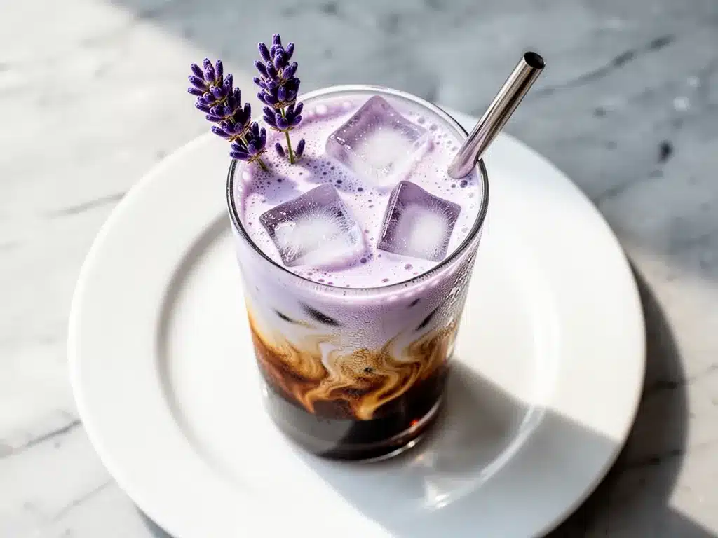 Iced Vanilla Lavender Oat Milk Latte: 5-Ingredient Dream 4 Iced Vanilla Lavender Oat Milk Latte preparation steps