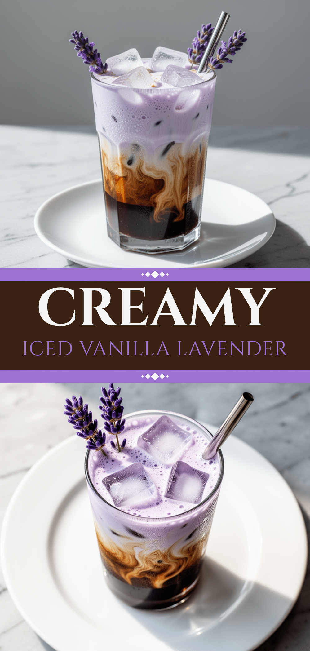 Iced Vanilla Lavender Oat Milk Latte: 5-Ingredient Dream 5 Iced Vanilla Lavender Oat Milk Latte recipe