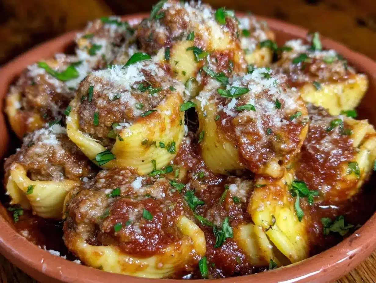 Fall Italian Sausage & Wild Mushroom Stuffed Shells: 5 Fun Steps Kids Love 4 italian sausage stuffed shells preparation steps