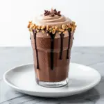 Keto Chocolate Peanut Butter Protein Coffee Shake - featured image