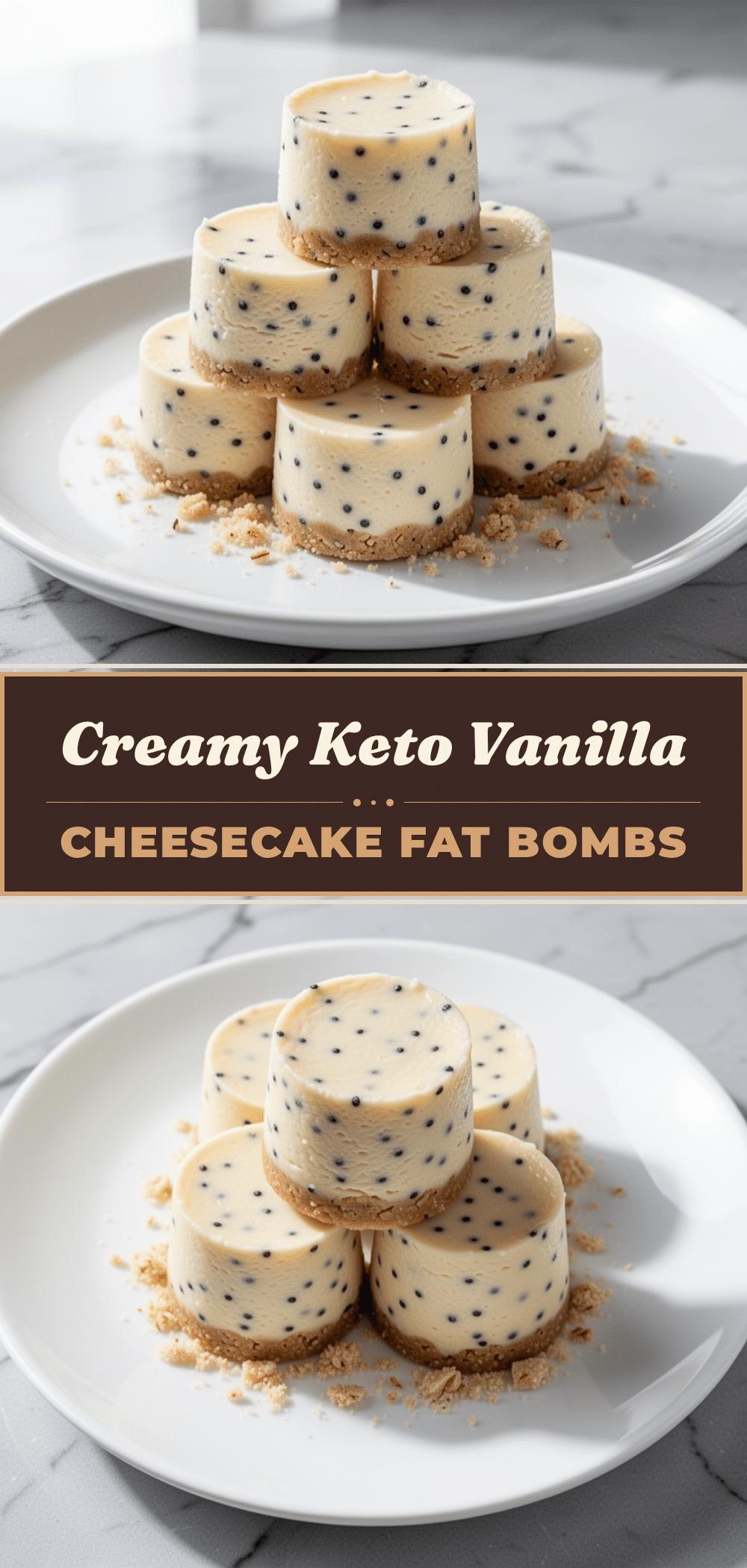 Keto Vanilla Cheesecake Fat Bombs: Easy 10-Min Low Carb Dessert 5 Keto Vanilla Cheesecake Fat Bombs recipe