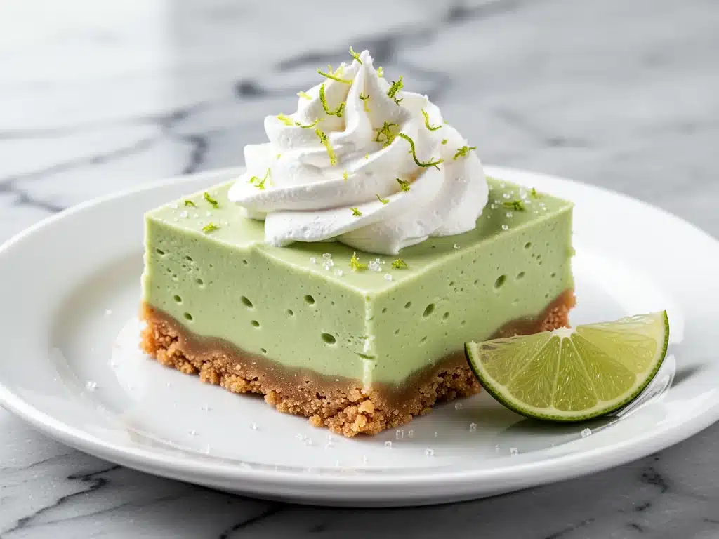 key lime pie bars - featured image