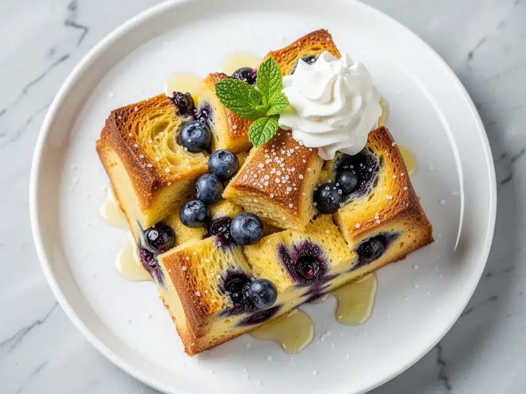 Make-Ahead Blueberry French Toast Casserole: Best Easy Breakfast 4 make-ahead blueberry French toast casserole preparation steps